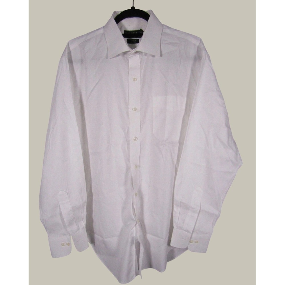 Ralph Lauren Men's White Dress Shirt 17 32/33 Long Sleeve Button Down Classic